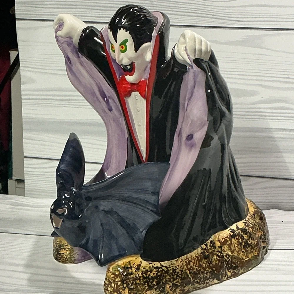 Heartline Halloween Vampire Vintage MCM Candle Decoration Made In Japan